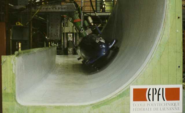 Bobsleign track / Test section